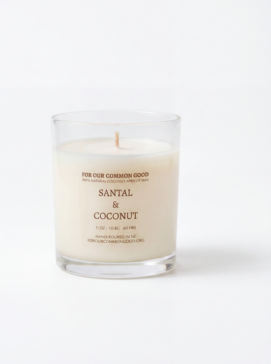 Santal and Coconut Aromatherapy Candle