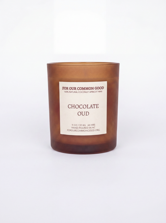 Chocolate Oud Aromatherapy Candle